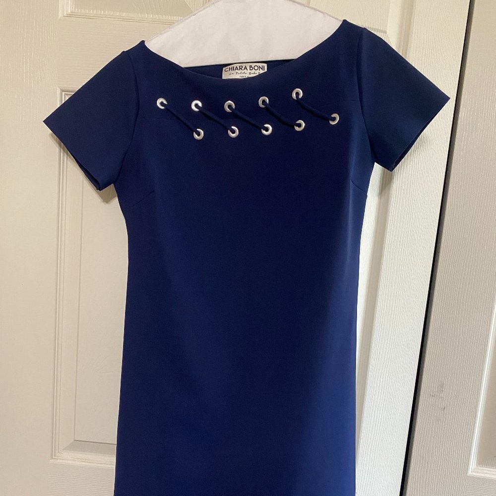 Navy Blue Work Dress